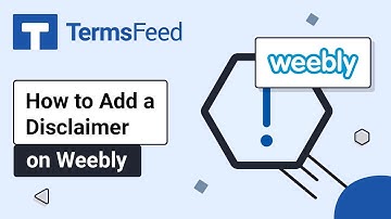 How to Add a Disclaimer page on Weebly website