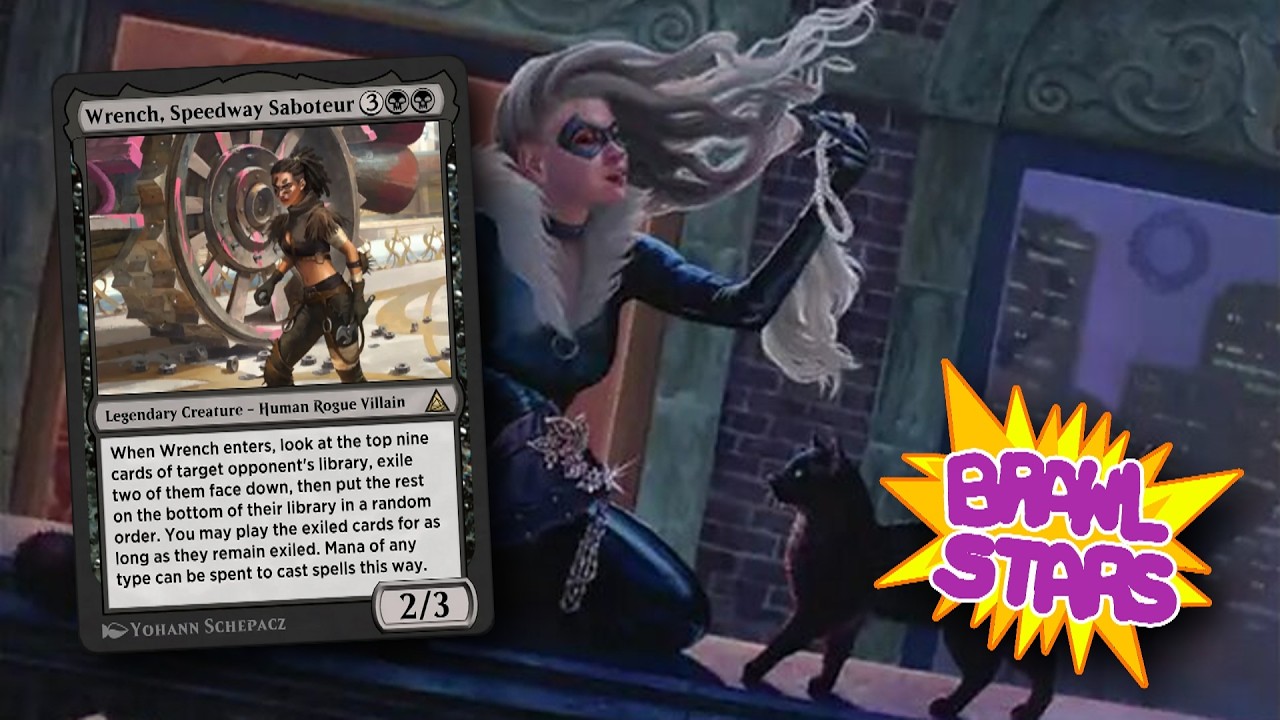 Brawl Stars: Black Cat, Cunning Thief // Wrench, Speedway Saboteur Brawl