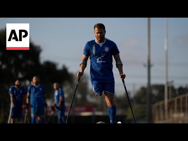 Hamas attack survivors and Israeli soldiers who lost limbs find healing on amputee soccer team