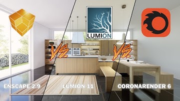 Enscape 2.9 vs Lumion 11 vs Coronarender 6, Which one is better and faster for Your Rendering?
