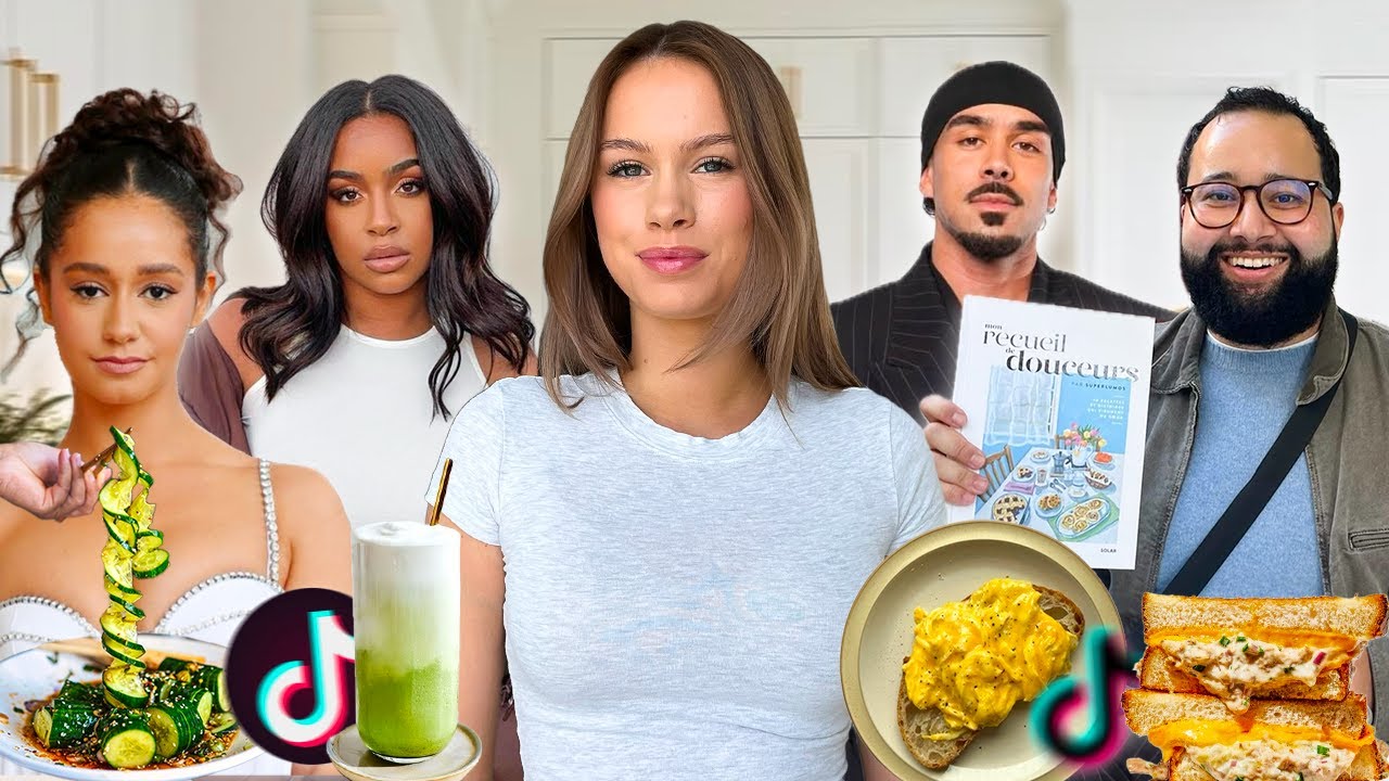 JE TESTE LES RECETTES FAVORITES DES STARS | Lena Situations, Johan Papz, Yanissaxoxo..