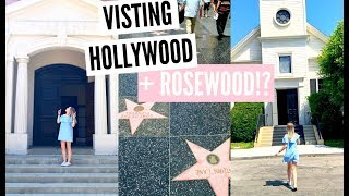 HOLLYWOOD WALK OF FAME AND WARNER BROTHERS SET TOUR sophdoesvlogs