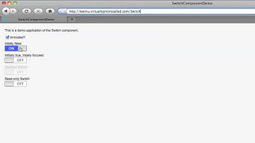 Vaadin Switch Component