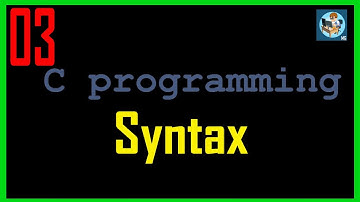 C Programming Bangla Tutorial - 03: Basic Syntax Of C Language