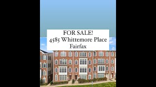 3 BR 2.5 condo near Fairfax Corner - lots of recent updates! 4585 Whittemore Pl, Fairfax