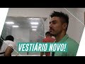 A reação do elenco com o novo vestiário do Palmeiras