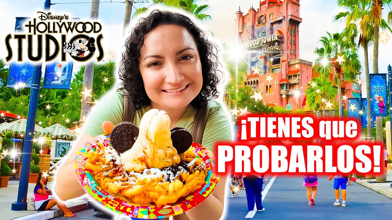 ¡Los MEJORES (y el PEOR🤮) SNACKS de DISNEY'S HOLLYWOOD STUDIOS!