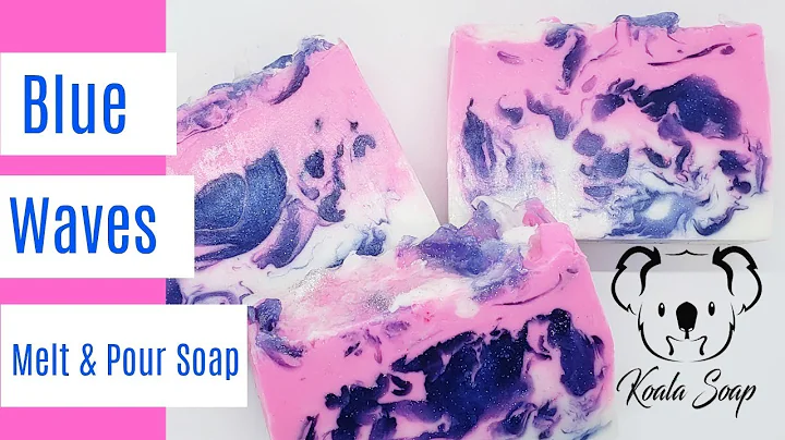 Melt and Pour Soap Tutorial Making Blue Waves Soap Using Melt and Pour Soap Silicone Mold