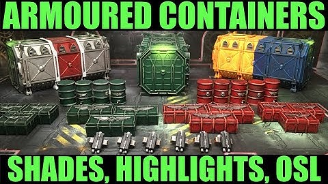 PERFECT TERRAIN... With Simple Steps! Munitorum Armoured Containers Ammo Crates & Barrels OSL Light