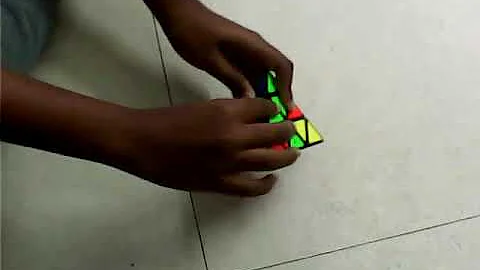 Easiest Way To Solve Pyraminx Cube