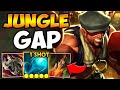 This is what a lee sin jungle gap looks like