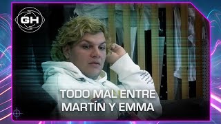 "Te llenás la boca de mentiras": Martín y Emma siguen discutiendo - Gran Hermano