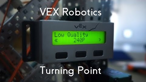 VEX Turning Point | Team 240P Early Season Reveal:  "Low Quality"
