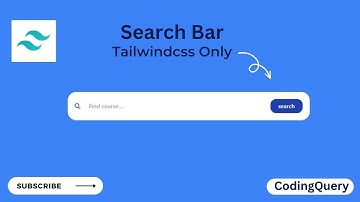 How to build search bar with tailwindcss only | Tailwindcss | html