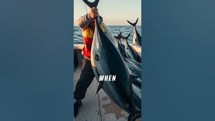 Why do tuna fish start bleeding immediately after being brought ashore