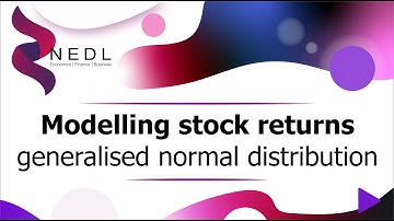Modelling stock returns - generalised normal (error) distribution (Excel)