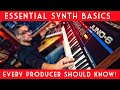 Essential synthesizer basics every producer should know! Hardware and software tutorial.