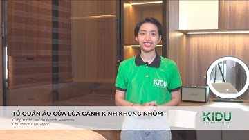 TỦ QUẦN ÁO CỬA LÙA CÁNH KÍNH KHUNG NHÔM