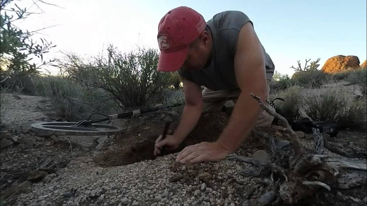 Amazing Gold Nugget Found metal Detecting In Arizona YouTube