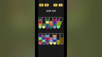 Water sort puzzle level 1437