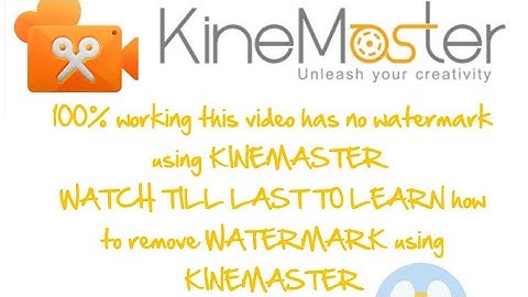 How to remove kinemaster watermark 101% easy steps and it works!
