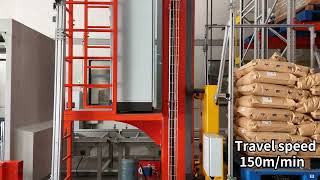 Double column heavy-duty double-depth stacker for SmartLoop