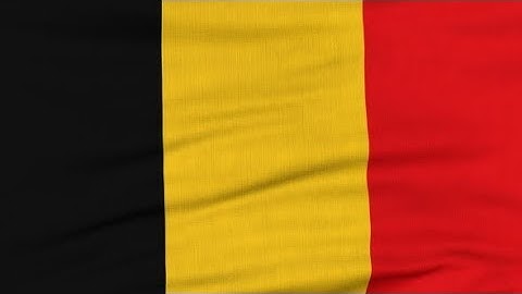 National Flag Of Belgium Flying On The Wind | Motion Graphics - Videohive template