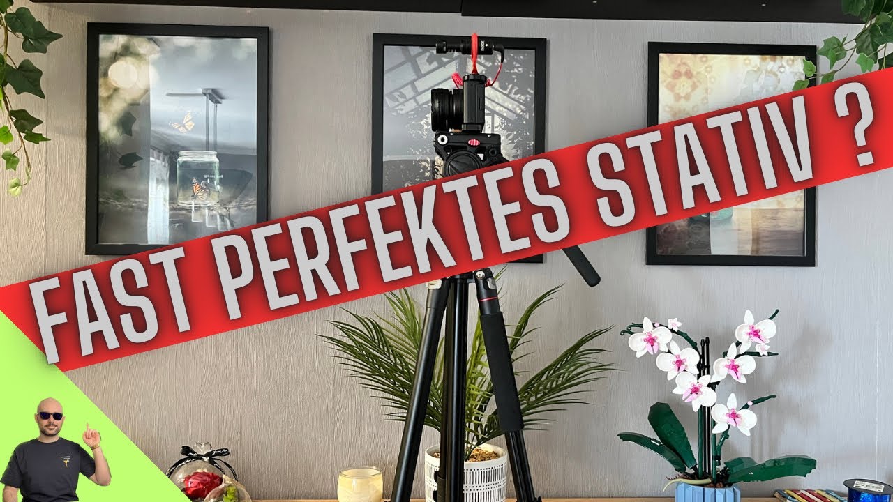 EVUMO Videostativ 200cm - Das fast perfekte Stativ für professionelle Aufnahmen