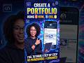 Build a professional portfolio website in just 5 minutes using AI 🚀