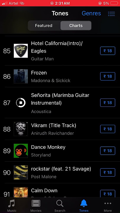 Senorita instrumental iPhone ringtone