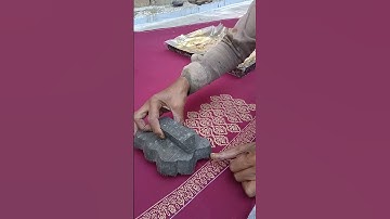 Artisanal Impressions: The Craft of Fabric Block Printing #tiles #diyart #design #blockprinting #art