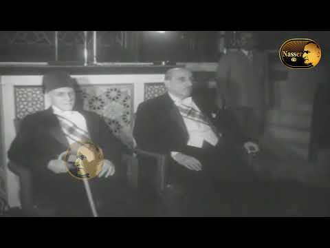 نادر جدا شكرى القوتلى يتسلم رئاسة سوريا من الرئيس هاشم الأتاسى 1955