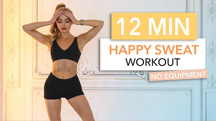 12 MIN HAPPY SWEAT WORKOUT - good mood Cardio work...