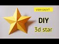 Diy 3d starhow to make 3d star at homediy paper star3d star with paperchristmas decoration ideas