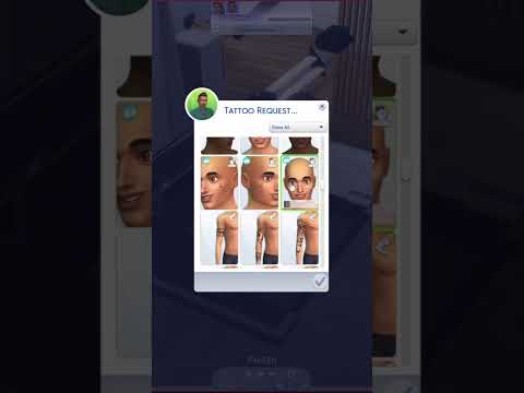 Our First Tattoo Request!! #sims4 #tattoo #thesims4