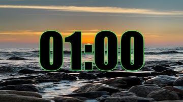 1 Minute Timer | 60 second comedown timer | 1 Minute comedown Timer