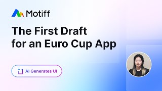 AI Generates the First Draft for a Euro Cup App screenshot 3