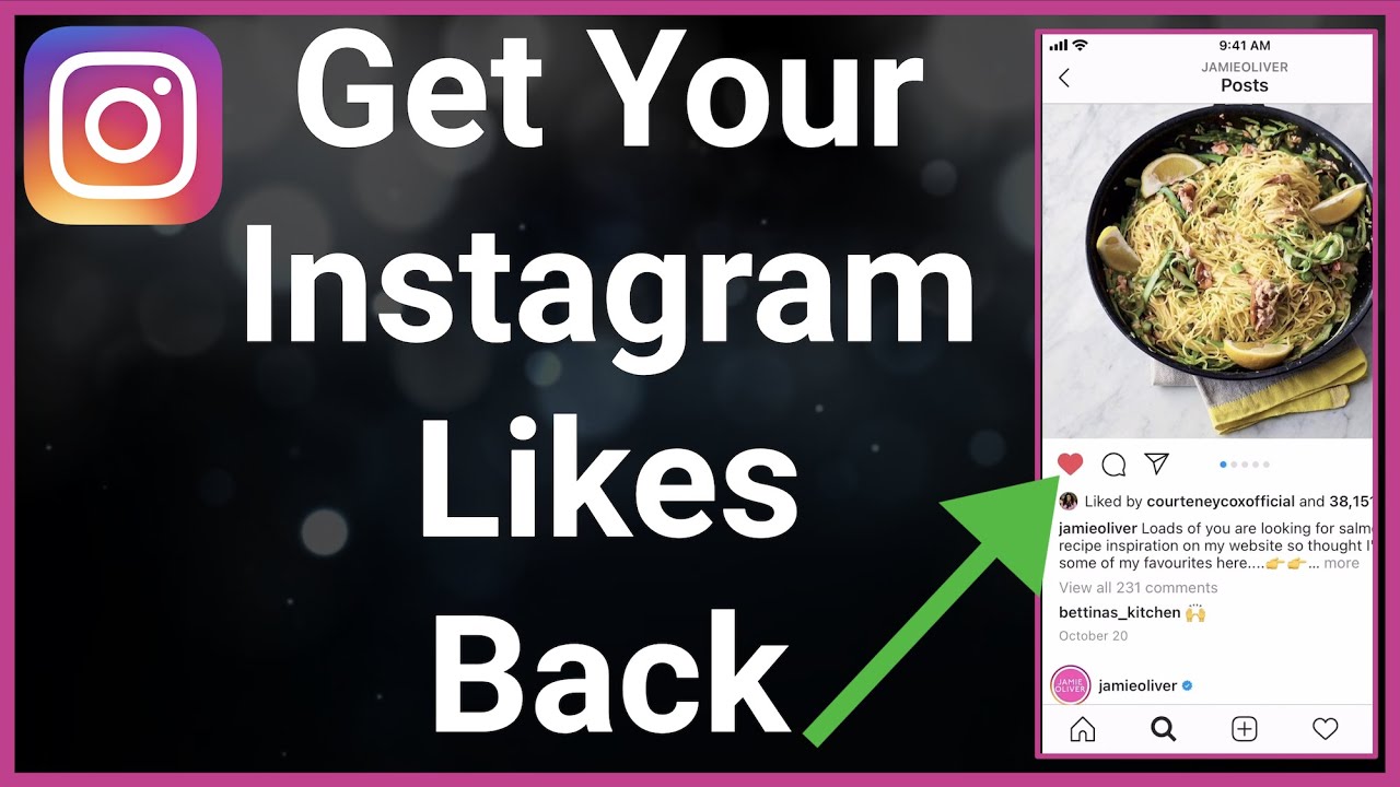 how to see number of likes on instagram again