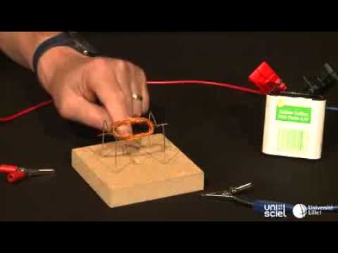 Le plus simple des moteurs electriques physique à main levée - YouTube