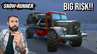 Can Old TATA Truck Rescue Land Rover in a Storm? | SnowRunner India 🇮🇳