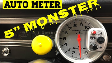 New Auto Meter Tachometer! 5 inch sport comp