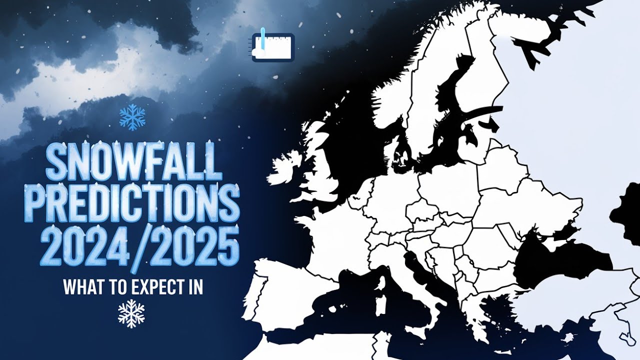 Winter 2024/2025 Snowfall Predictions: What to Expect in Europe!# ...