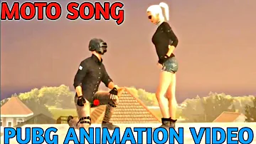 Moto song pubg Animation || Haye Re Meri moto || Hi re Meri motto || Diler kharKiya || Ajay Hooda