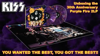 Unboxing the KISS - You Wanted The Best, You Got The Best!! 30th Anniversary Purple Fire 2LP