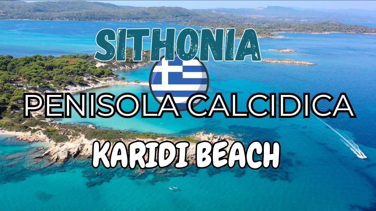 KARIDI BEACH un paradiso a 2 ore  dall'ITALIA 🇬🇷 ❤️