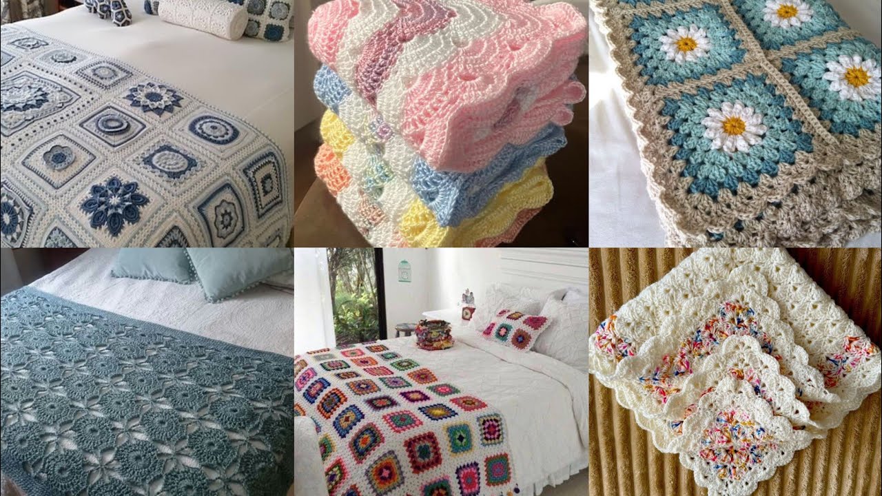 Latest blanket design crochet handmade & knitting design outstanding & most demanding blanket design