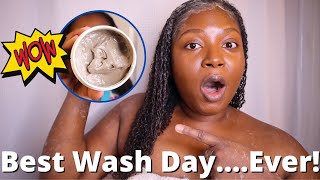 Best Natural Hair Wash Day using Products to Cleanse and Deep Condition Low Porosity Type 4 Hair