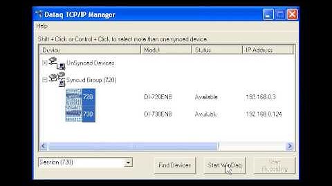 Synchronous and Distributed Ethernet Data Acquisition