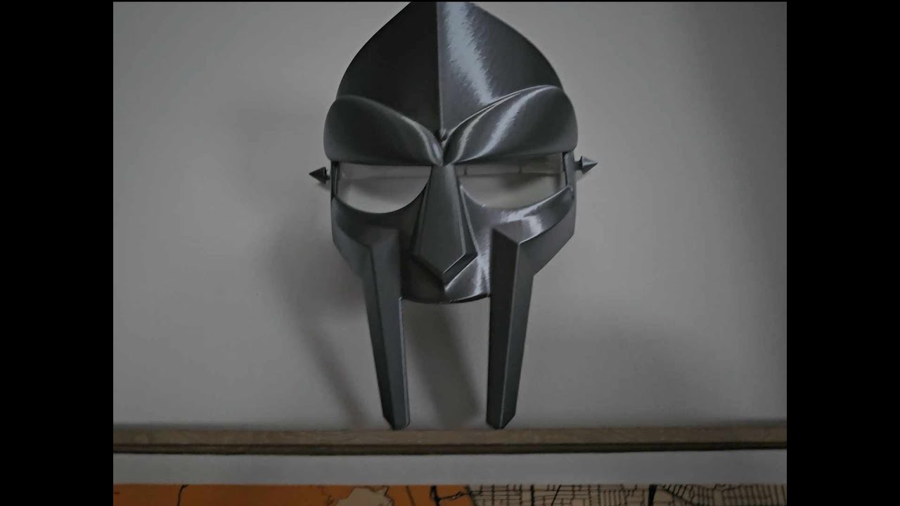 Mask I 3D printed and painted for the villain : r/mfdoom