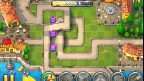 Fieldrunners 2 Tangled Express Heroic walkthrough